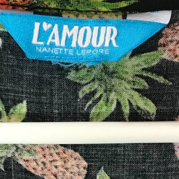 🌷Nanette Lepore L'Amour Pineapple Romper - Picture 3 of 5